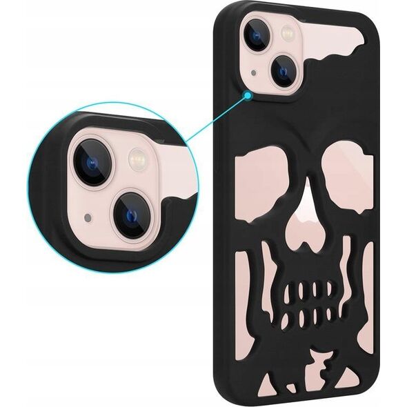 OEM ETUI SKULL IPHONE 14 PRO MAX, MATT BLACK / CZARNY 14066533 5901313079576