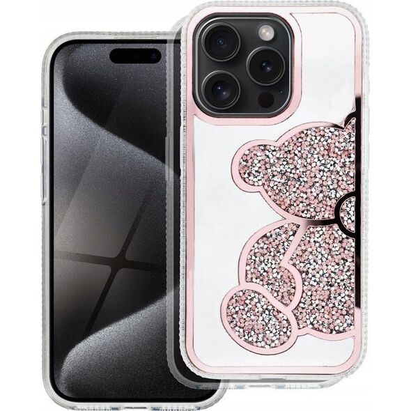 OEM Futerał TEDDY BEAR do IPHONE 13 różowy 14066542 5903396295713