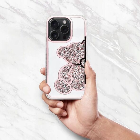 OEM Futerał TEDDY BEAR do IPHONE 13 różowy 14066542 5903396295713