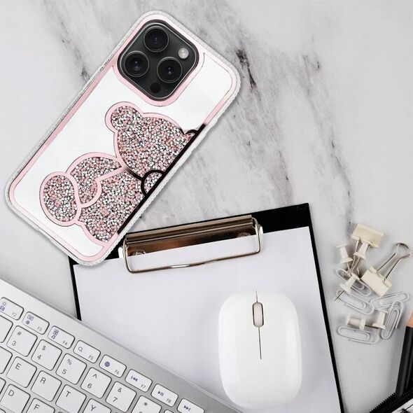 OEM Futerał TEDDY BEAR do IPHONE 13 różowy 14066542 5903396295713