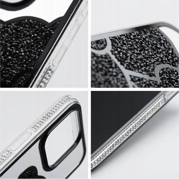 OEM Futerał TEDDY BEAR do IPHONE 12 / 12 PRO czarny 14066555 5903396295461