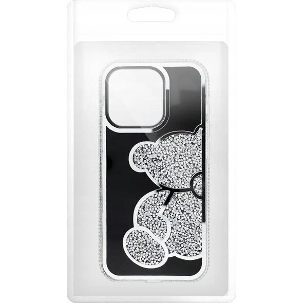 OEM Futerał TEDDY BEAR do IPHONE 15 srebrny 14067037 5903396295737
