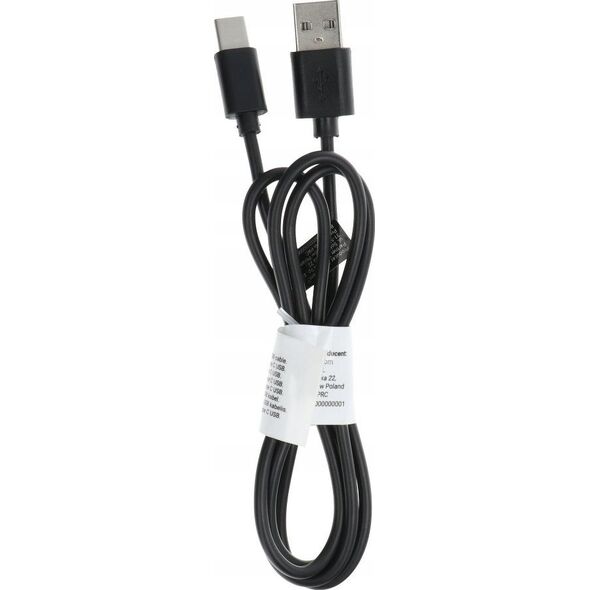 Kabel USB OEM Kabel USB A do Typ C 2.0 C366 (długa koncówka 8mm) 1 m czarny 14067437 5903396071089