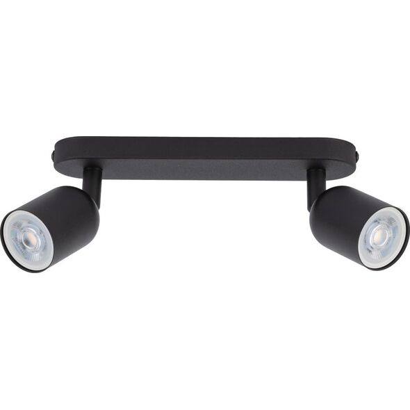 Lampa sufitowa TKKRYWULT Tk Lighting Top 4780 plafon lampa sufitowa 2x10W GU10 czarny 14067963 5901780547806