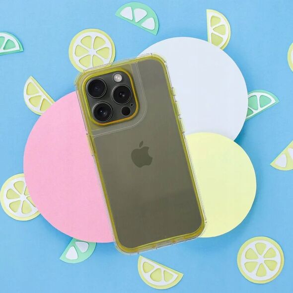OEM Futerał MATRIX CLEAR do IPHONE 16 Pro Max żółty 14070226 5903396324314
