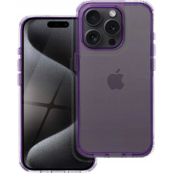 OEM Futerał MATRIX CLEAR do IPHONE 16 PLUS jasnofioletowy 14070233 5903396324352