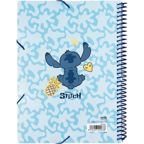 Disney Disney Stitch - Skoroszyt A4 z gumką + 30 przezroczystych koszulek 14070658 8435497292638