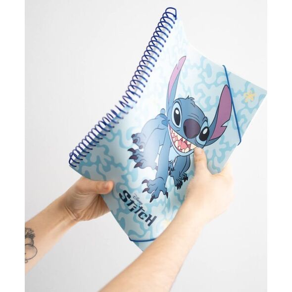 Disney Disney Stitch - Skoroszyt A4 z gumką + 30 przezroczystych koszulek 14070658 8435497292638