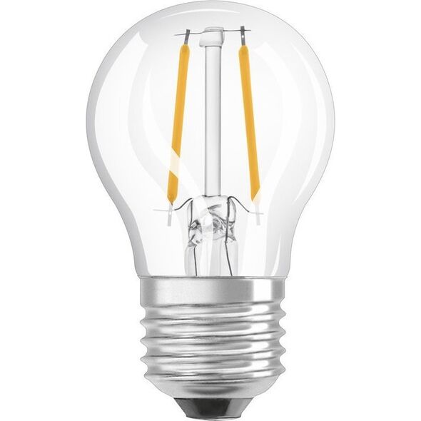 Ledvance Żarówka LED Osram 4,8W (40W) E27 P45 470lm 2700K ciepła 230V ściemnialna filament kulka przezroczysta 4058075590694 14071637 4058075590694