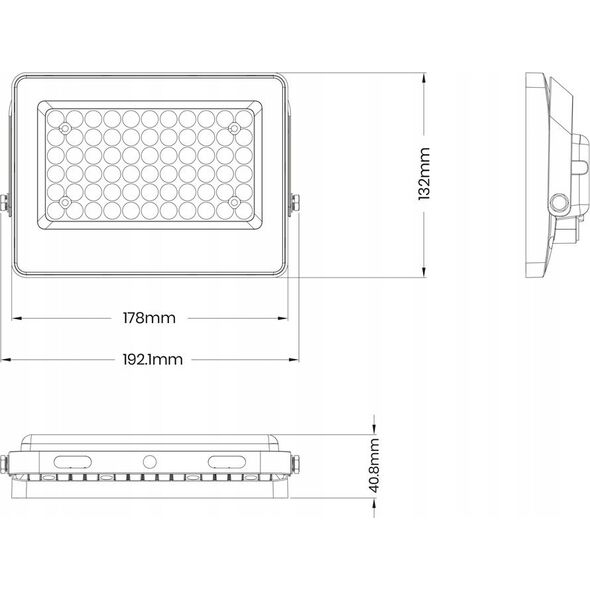 Naświetlacz Eko-Light Milagro naświetlacz solarny Milo EKO9154 8W LED 1000lm 6000K IP65 z czujnikiem zmierzchu/ruchu czarny 14072327 5902693791546
