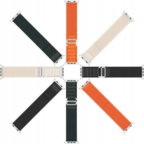 OEM DUX DUCIS pasek GS nylonowy do Apple Watch 42 / 44 / 45 / 49 mm oliwkowy 14073097 6934913023754