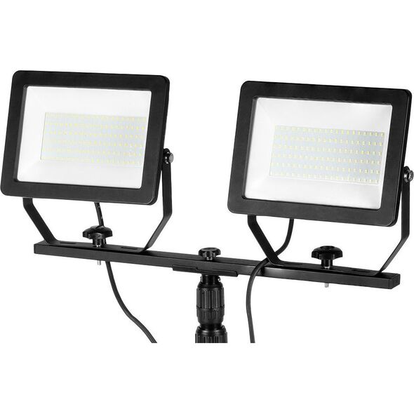 Naświetlacz Reflektor podwójny 2x100W SMD LED 2 x 8500lm na statywie 1.8m 14073186 5907558469578