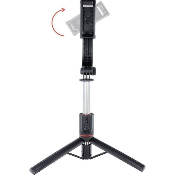 Selfie stick OEM Zestaw / uchwyt selfie z pilotem na bluetooth tripod czarny SSTR-13 14074337 5903396172069