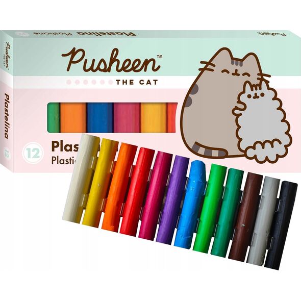 MAJEWSKI Plastelina 12 kolorów Pusheen p10 14074344 5903235657993