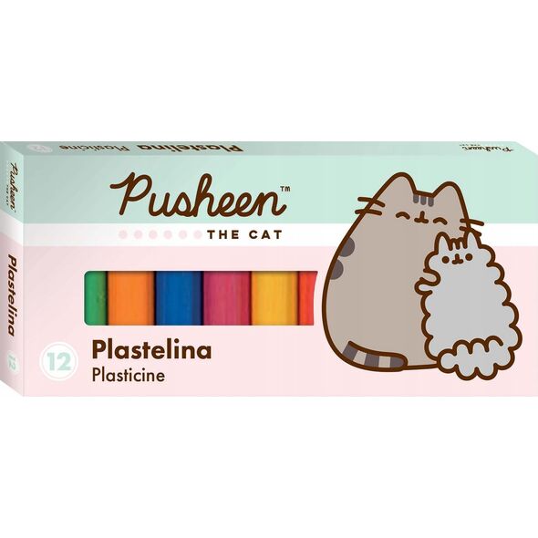 MAJEWSKI Plastelina 12 kolorów Pusheen p10 14074344 5903235657993