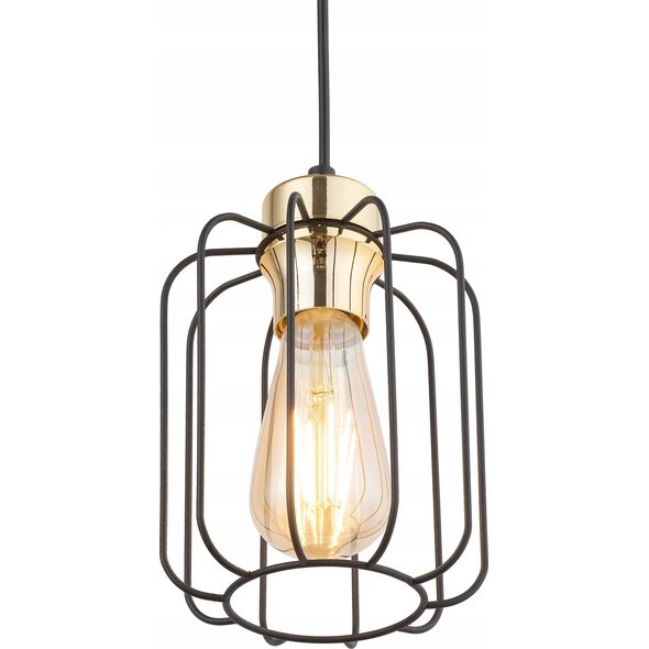 Lampa wisząca TKKRYWULT Tk Lighting Galaxy 4714 lampa wisząca zwis 1x15W E27 czarna/złota 14077293 5901780547141