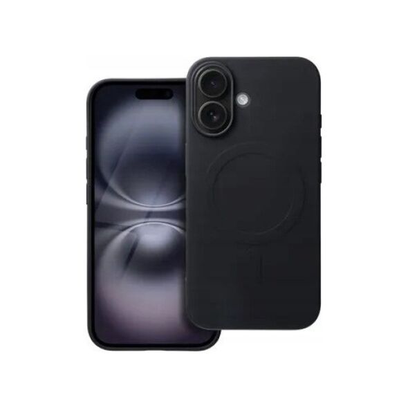 OEM Futerał SILICONE MAG COVER (big hole) kompatybilny z MagSafe do IPHONE 16 czarny 14078977 5903396303852
