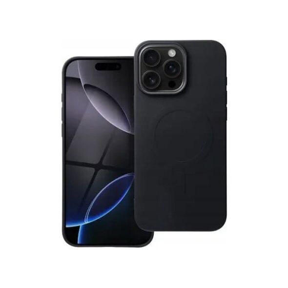 OEM Futerał SILICONE MAG COVER (big hole) kompatybilny z MagSafe do IPHONE 16 Pro Max czarny 14078980 5903396303883