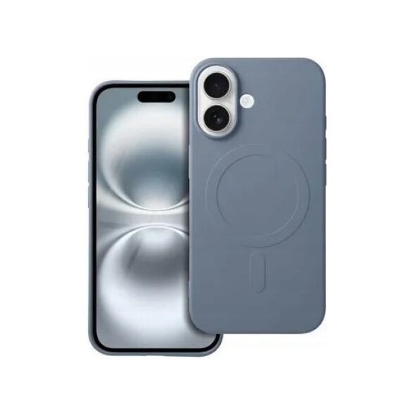 OEM Futerał SILICONE MAG COVER (big hole) kompatybilny z MagSafe do IPHONE 16 jasny niebieski 14078986 5903396303999
