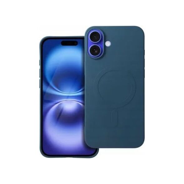 OEM Futerał SILICONE MAG COVER (big hole) kompatybilny z MagSafe do IPHONE 16 Plus niebieski 14078988 5903396303968