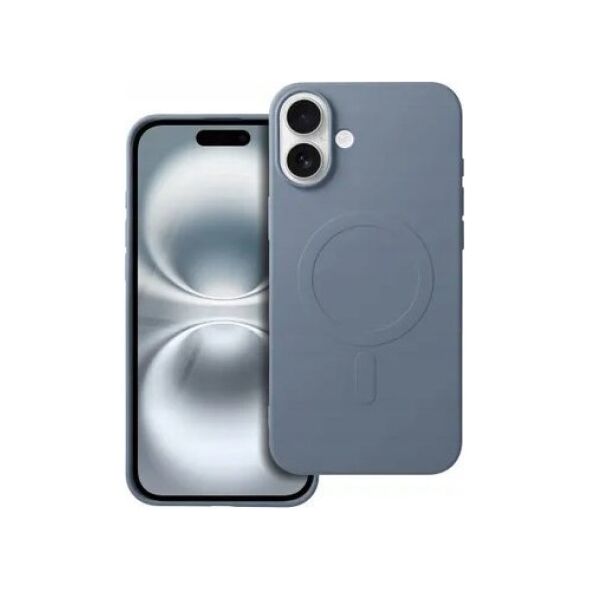 OEM Futerał SILICONE MAG COVER (big hole) kompatybilny z MagSafe do IPHONE 16 Plus jasny niebieski 14078989 5903396304002