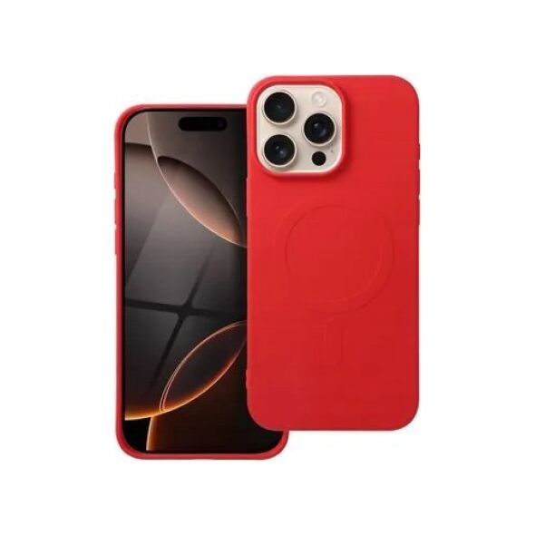 OEM Futerał SILICONE MAG COVER (big hole) kompatybilny z MagSafe do IPHONE 16 Pro Max czerwony 14078999 5903396304064