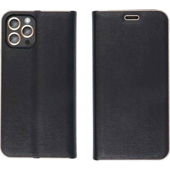 OEM Kabura LUNA Book Gold do IPHONE 16 Pro czarny 14079004 5903396308451