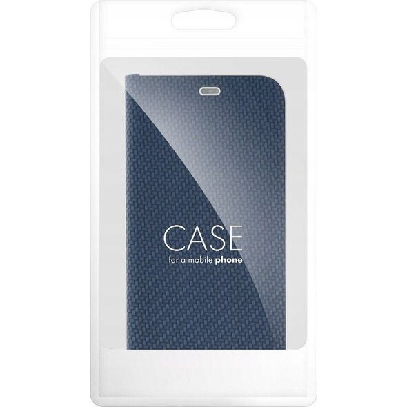 OEM Kabura LUNA Book Carbon do IPHONE 16 Pro Max niebieski 14079005 5903396308406