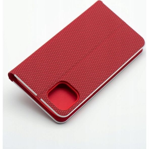 OEM Kabura LUNA Book Carbon do IPHONE 16 czerwony 14079021 5903396308574