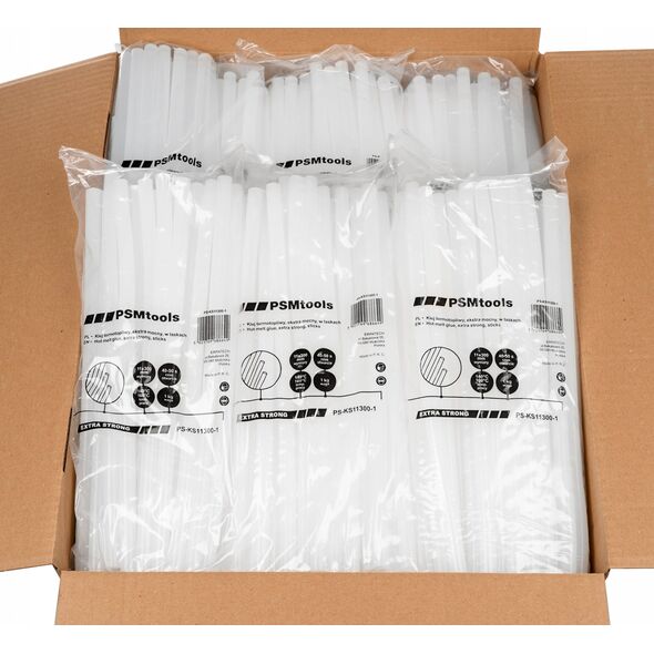 Wkłady klejowe Henkel klej termotopliwy w laskach, super mocny, 11x300mm, 1 kg 14080103 5901769686649
