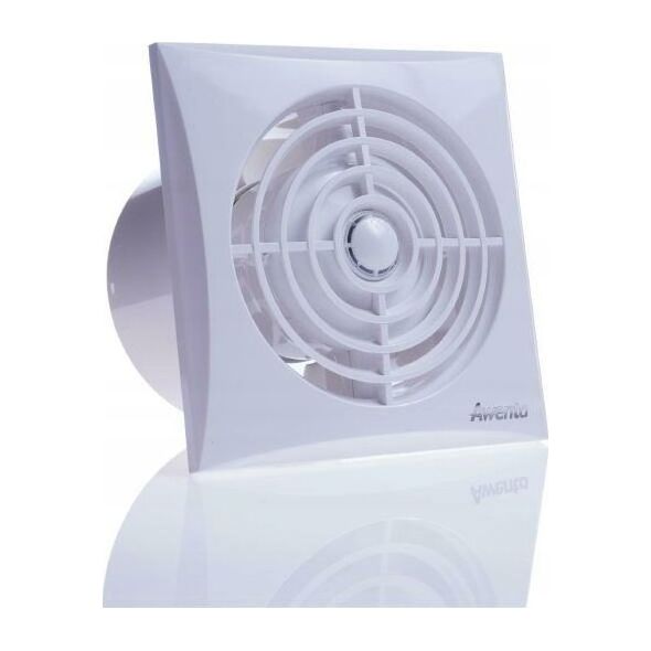 AWENTA Wentylator łazienkowy Awenta WZ125T Silence fi125mm 6W 145m3/h 230V z wyłącznikiem czasowym biały 14082115 5905033308329
