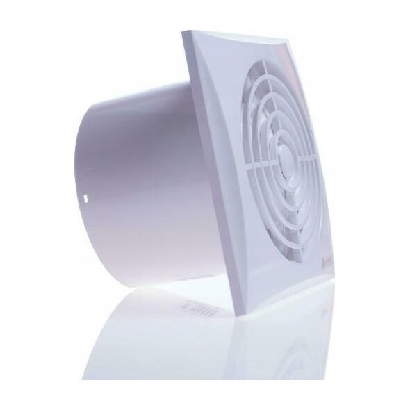 AWENTA Wentylator łazienkowy Awenta WZ125T Silence fi125mm 6W 145m3/h 230V z wyłącznikiem czasowym biały 14082115 5905033308329