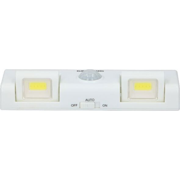Lampka wtykowa do gniazdka Grundig Grundig - Podwójna lampka z czujnikiem ruchu, do kuchni, szafy, itp. 14082149 8711252147246