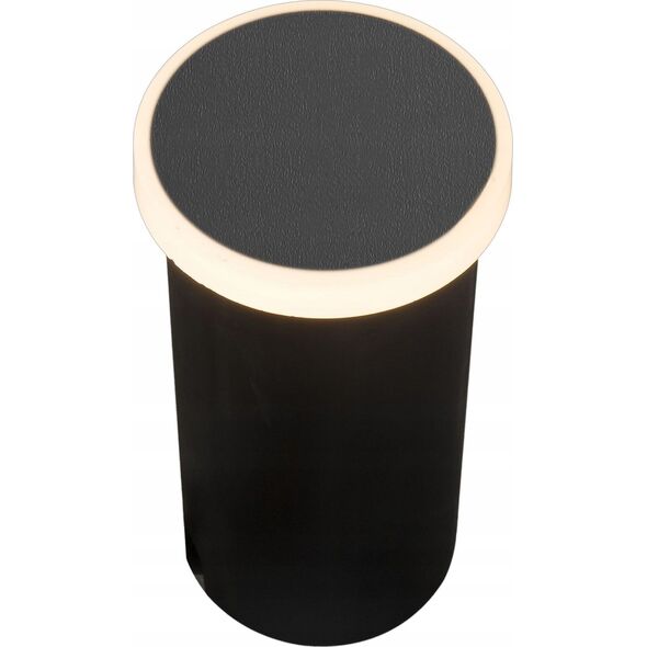 Kinkiet Azzardo Azzardo Alf Round AZ4463 kinkiet lampa ścienna 1x3W LED 3000K czarny/biały 14082500 5901238444633