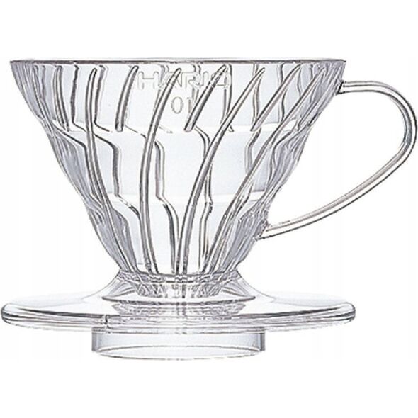 Hario Hario plastikowy Drip  V60-01 clear 14082862 4977642143319