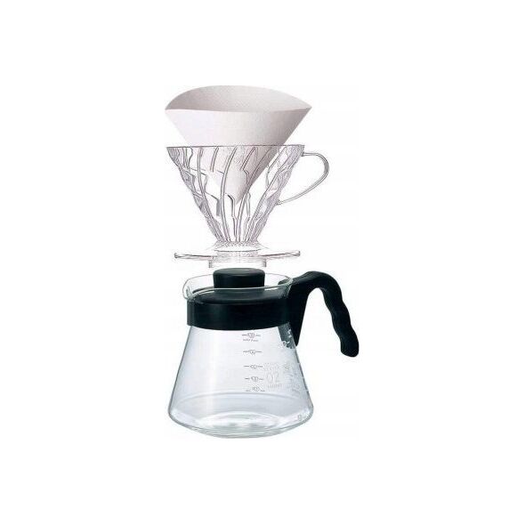 Hario Hario plastikowy Drip  V60-01 clear 14082862 4977642143319