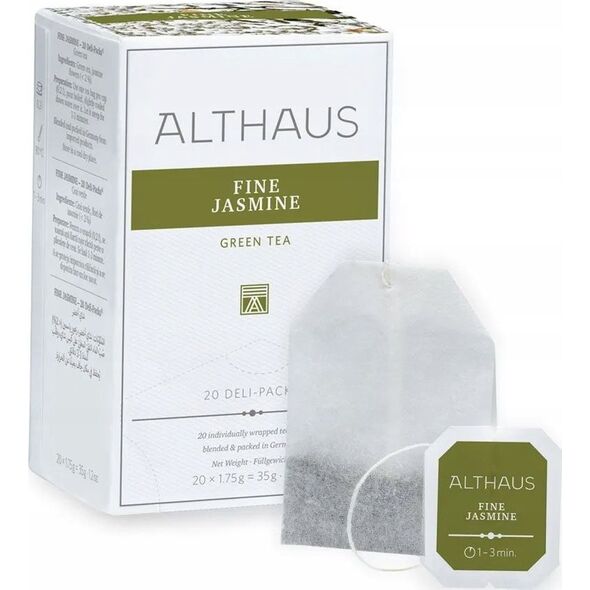 Althaus Althaus - Fine Jasmine Deli  Pack - Herbata 20 saszetek 14082867 4260312444800