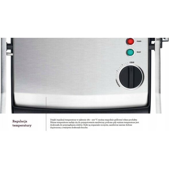 Grill elektryczny Sage BGR200BSS Grill Kontaktowy  SAGE 14083356 9312432028486