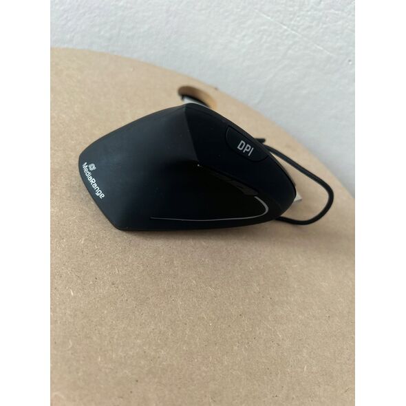 Mysz MediaRange MediaRange Maus USB 2.0 Vertical Linkshänder, schwarz 14084619 4260664870418