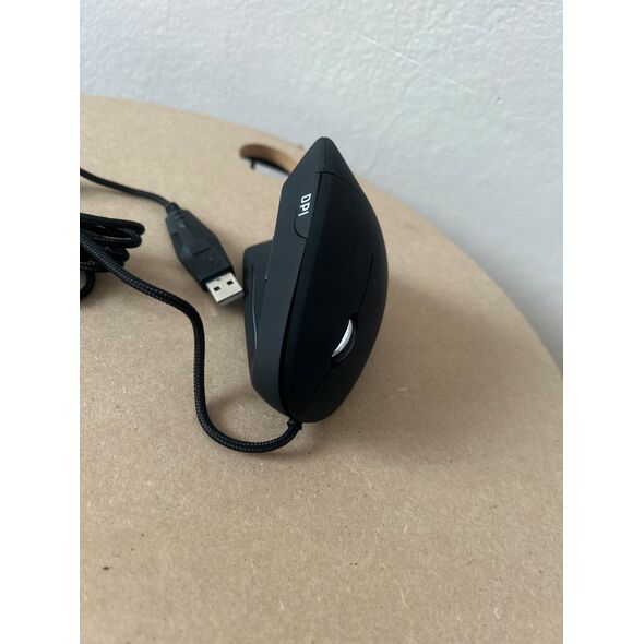 Mysz MediaRange MediaRange Maus USB 2.0 Vertical Linkshänder, schwarz 14084619 4260664870418