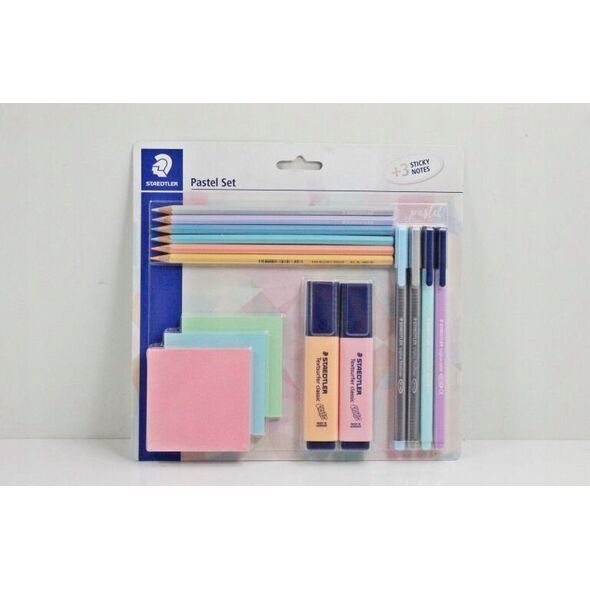 Staedtler STAEDTLER Schreibset 15-teilig Pastell inkl. Notizblöcke 14084631 4007817063200