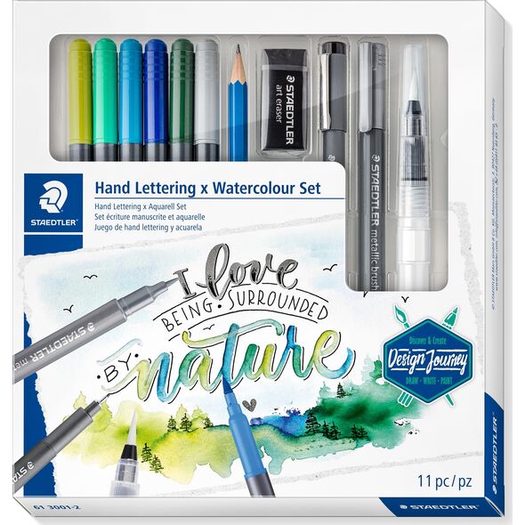 Staedtler STAEDTLER "Design Journey" Handlettering x Aquarell Set 14084701 4007817076811
