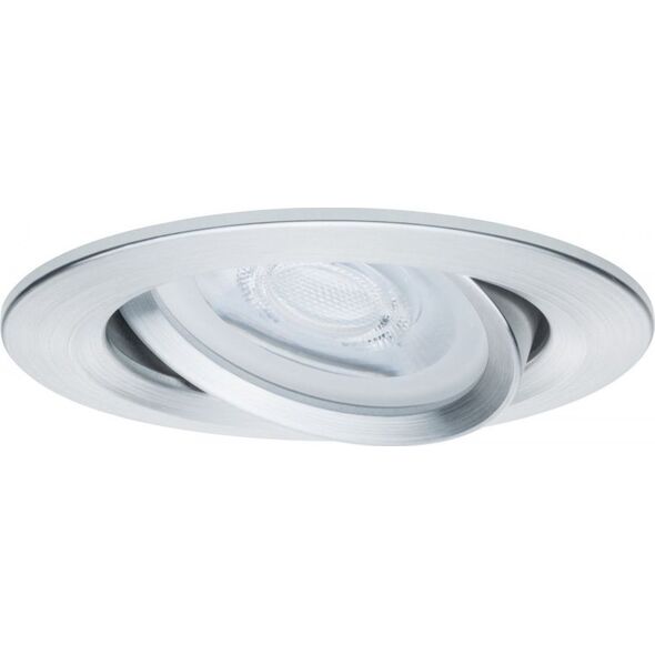 Paulmann Oprawa do wbudowania NOVA  LED DIM wychylna GU10 max.35W 84mm 230V aluminium / auluminium 14085362 4000870936405