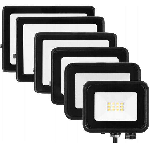 Naświetlacz Zamel Naświetlacz Zamel Solis LNS10000005 20W 230V IP65 barwa biała neutralna NAS-20WN czarny 14085536 5903669479598