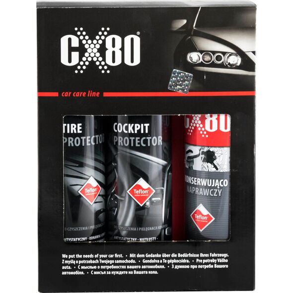 CX80 Zestaw kosmetyków samochodowych z teflonem CX80 14086124 5907640603774