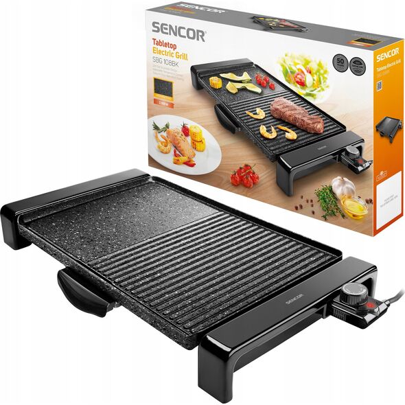 Grill elektryczny Sencor SBG 108BK 14087513 8590669313341