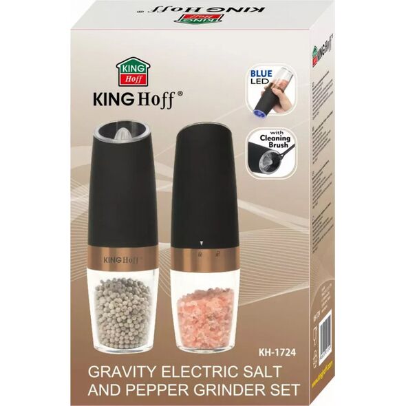 Młynek do przypraw king hoff ZESTAW MŁYNKÓW GRAWITACYJNYCH KINGHOFF KH-1724 14088323 5908287217249