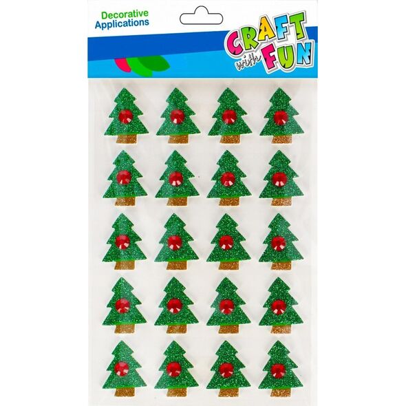 Craft with Fun OZDOBA DEK EVA CHOINKA SPRZYL BROK 20SZT 12/144 14088825 5908275177425