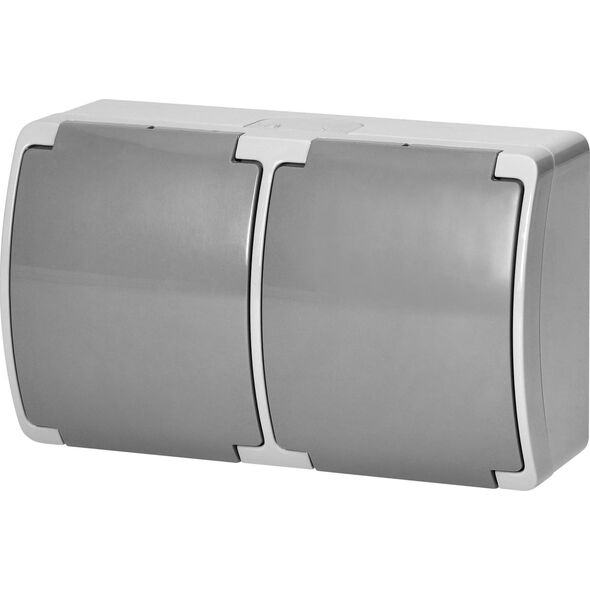 Orno ORNO GNIAZDO PODWÓJNE 2x2P+Z SCHUKO 14089016 5904988902286