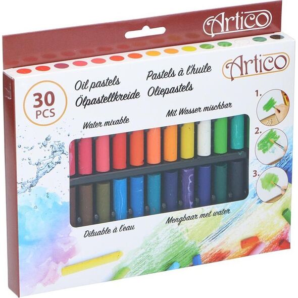 Artico Artico - Zestaw pasteli olejnych 30 kolorów 14089125 8711252238814